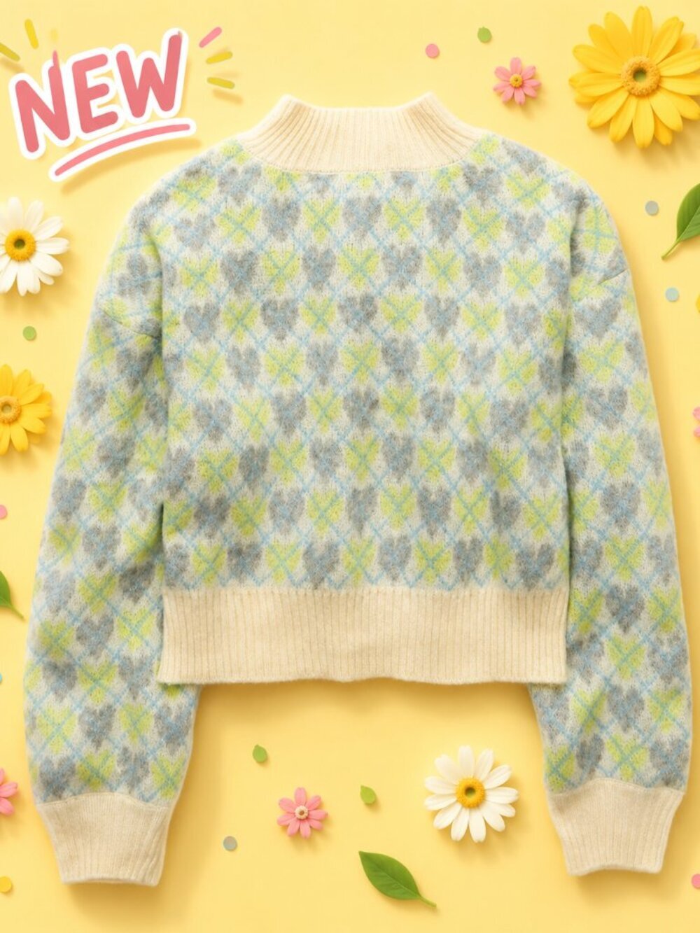 NEW!!! AMERICAN EAGLE NEON YELLOW SUPER SOFT SWEATER - SIZE XL